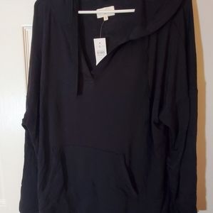 NWT Lou& Grey black light weight hoodie